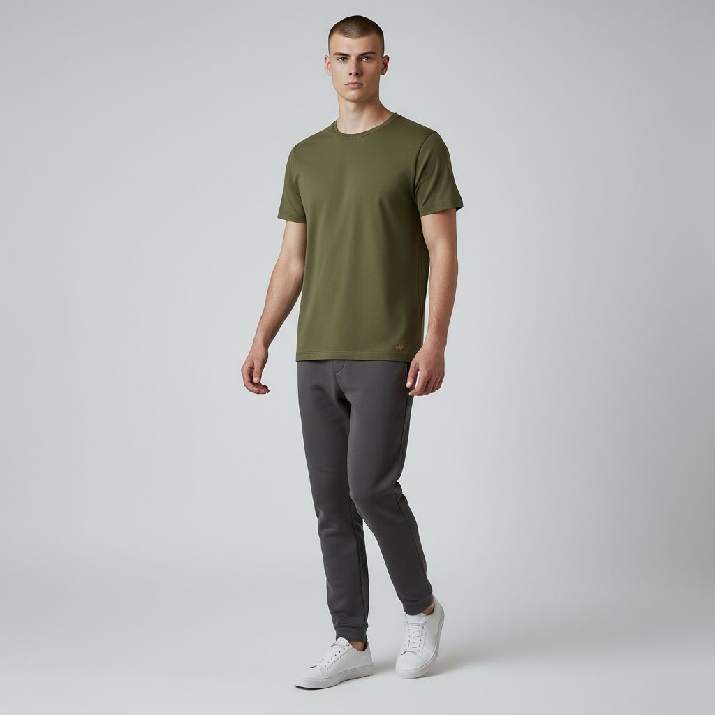 CAMISETA EDGE TECH - Verde militar