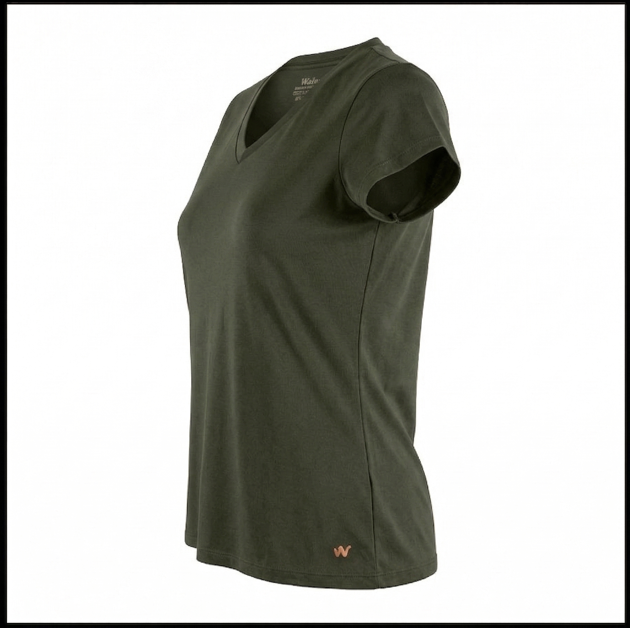 Camiseta Biotech Tundra Green Feminina Gola "V"