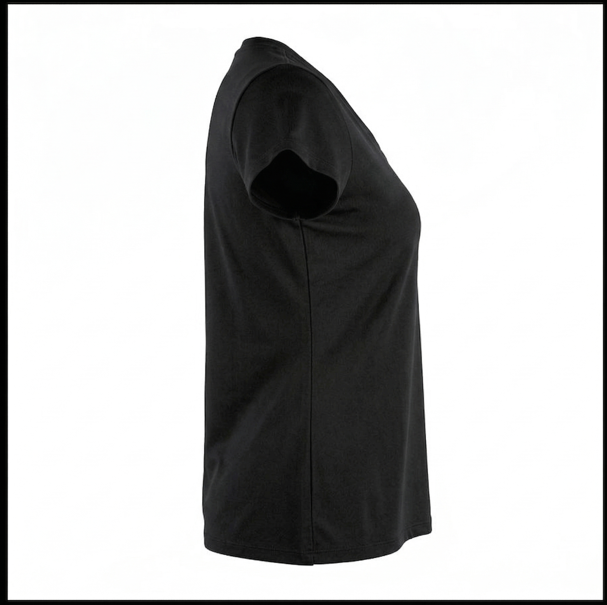 Camiseta Biotech Black Feminina Gola "V"