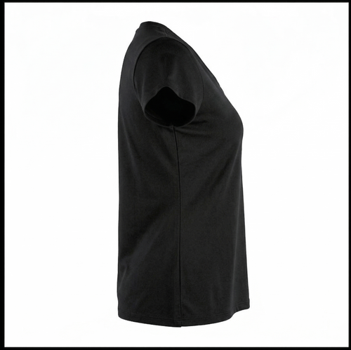 Camiseta Biotech Black Feminina Gola "V"