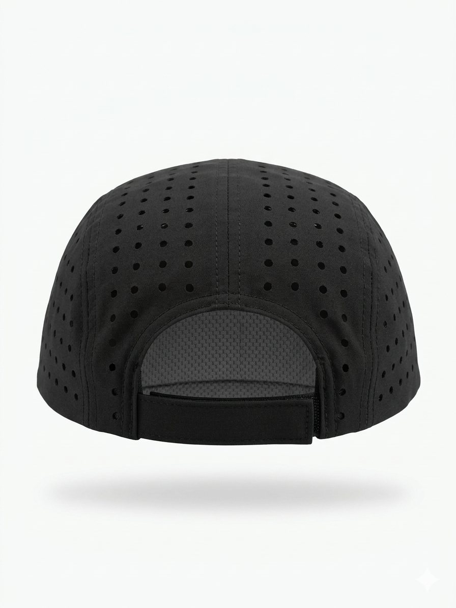 Boné de Corrida Performance Black