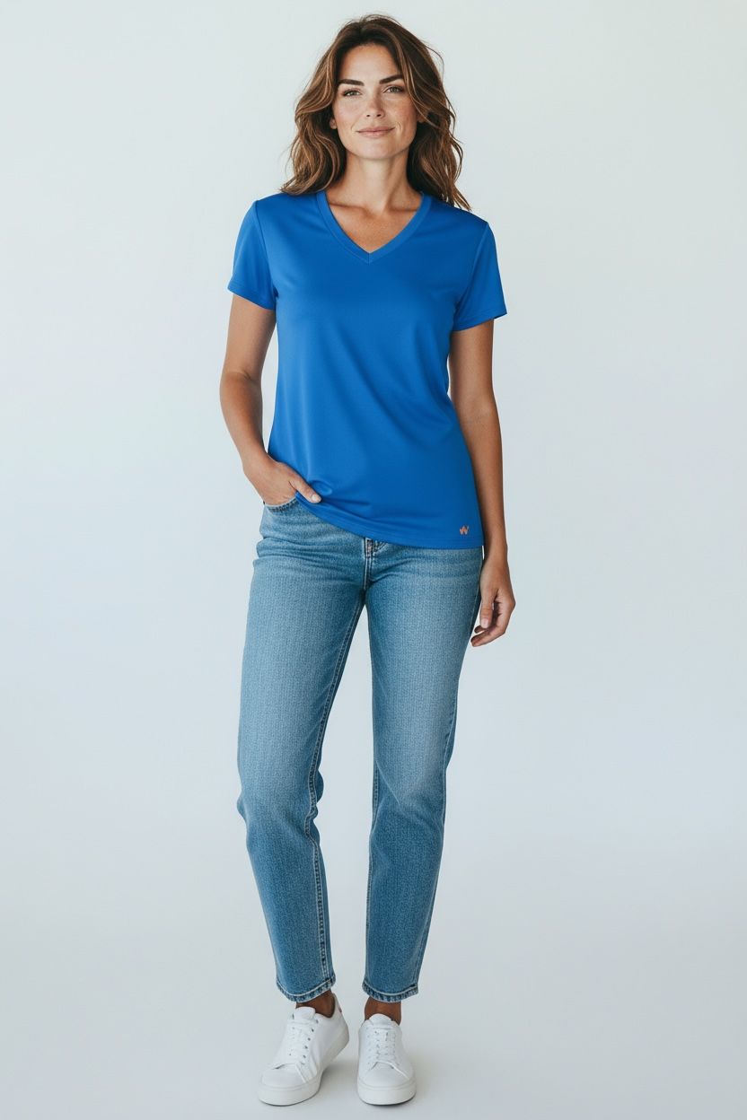 CAMISETA TECH T-SHIRT AIRFLOW - SKYBLUE