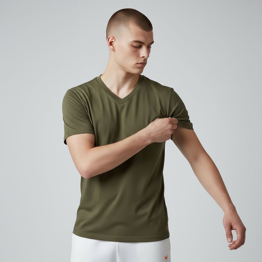 CAMISETA TECH FLOW - Verde militar